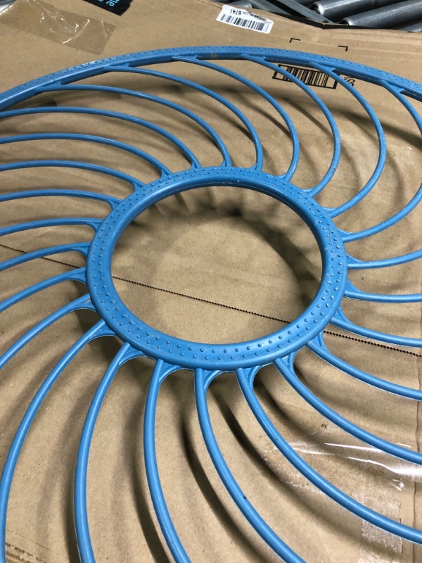 Photo 1 of American Type Throwing Net Disc Fishing Throwing Net Disc Hand Cast Net Throwing Disk Special Fishing Net Throwing Disc for Fishing ( 60CM Diameter Blue )