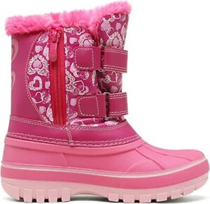 Photo 1 of DREAM PAIRS Boys & Girls Toddler/Little Kid/Big Kid Ducko Ankle Winter Snow Boots Size 13