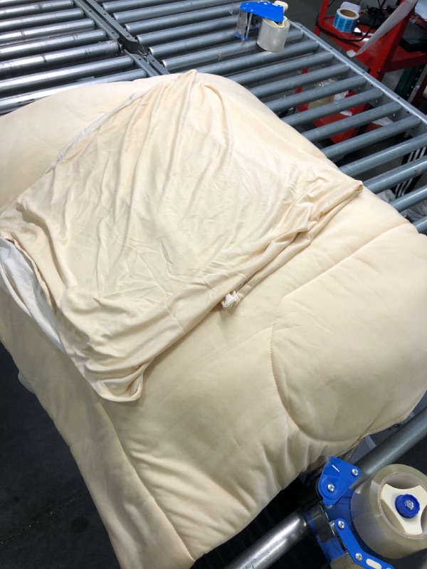 Photo 1 of Beige Comforter Set With Pillow Case Queen