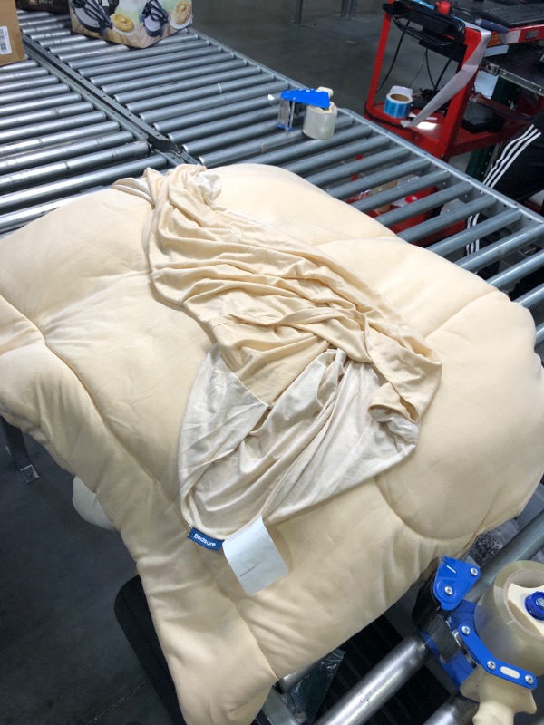 Photo 1 of Beige Comforter Set With Pillow Case Queen