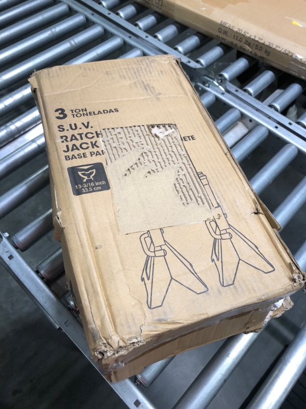Photo 1 of BIG RED T43006 Torin Steel Jack Stands (Fits: SUVs and Extended Height Trucks): 3 Ton (6,000 lb) Capacity, Red, 1 Pair