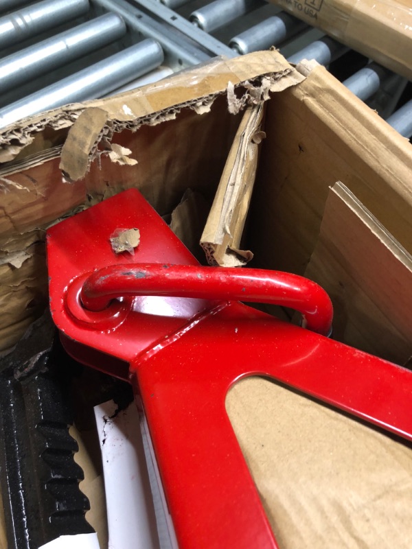 Photo 1 of BIG RED T43006 Torin Steel Jack Stands (Fits: SUVs and Extended Height Trucks): 3 Ton (6,000 lb) Capacity, Red, 1 Pair