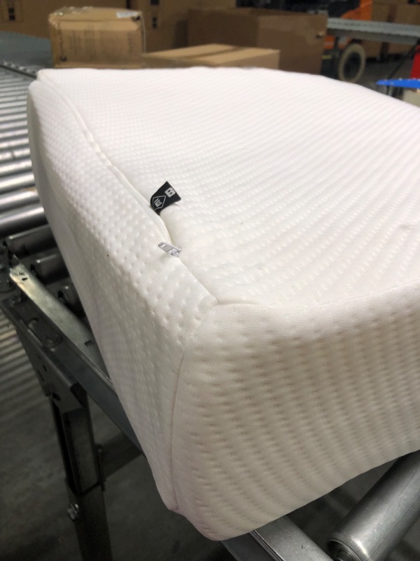 Photo 1 of Ebung Leg Elevation Memory Foam Pillow - Leg Support Pillow to Elevate Feet, Sleeping, Blood Circulation, Leg Swelling Relief, Sciatica Pain Relief - Leg Wedge - Foot Pillow for Back Pain & Pregnancy