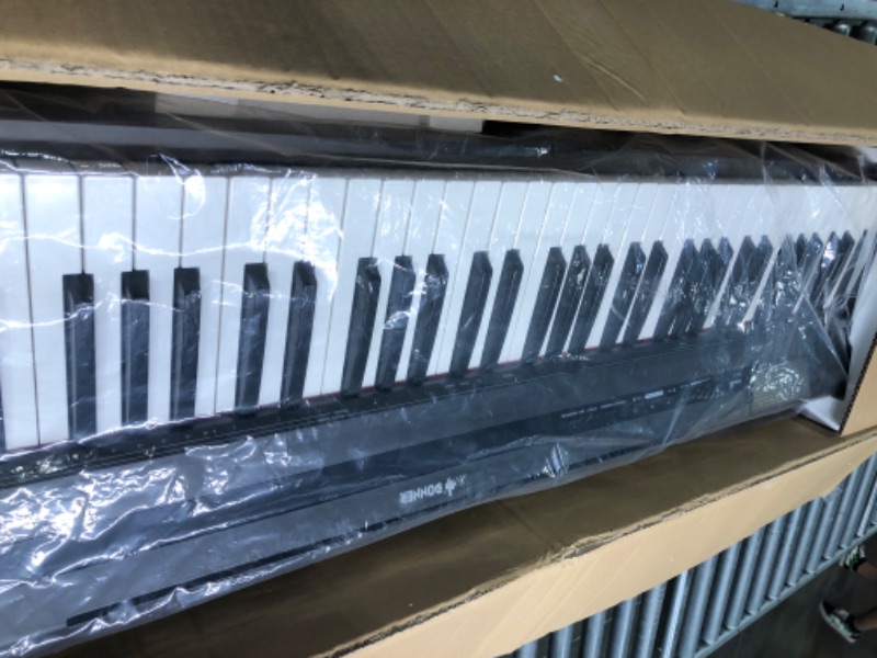 Photo 2 of Donner DEP-10 Beginner Digital Piano, 88 Key Full-Size Semi-Weighted Keyboard, Portable Electric Piano with Sustain Pedal, Power Supply
Batteries not included