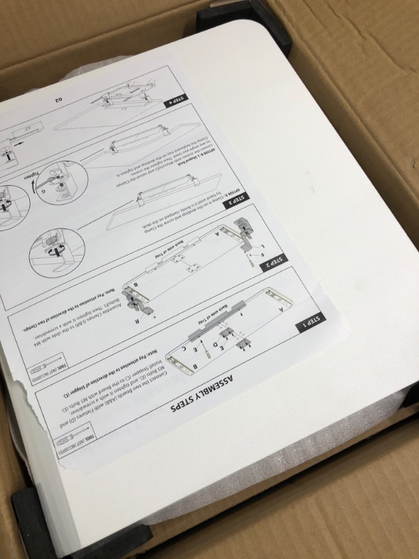 Photo 2 of WOKA Keyboard Tray Under Desk, 26.5 x 11.7" Keyboard Holder, Pull Out Sturdy Clamp on Mount System, Ergonomic Corner Keyboard Tray, Slide Out Computer Keyboard & Mouse Tray for Typing, White