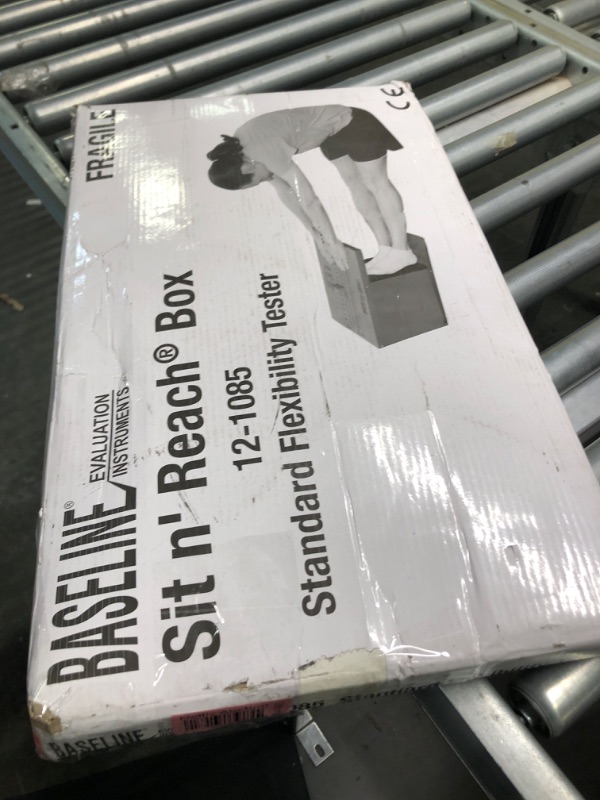 Photo 4 of Baseline Sit n' Reach Trunk Flexibility Assessment Testing Box with Easy-To-Read Scale and Footplate for Rehab, Chiropractic, and Sports Training Standard