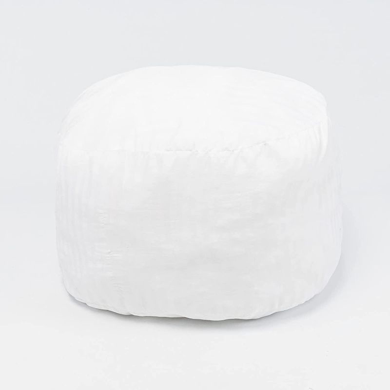 Photo 1 of Asuprui Pouf Ottoman Filling,Footstool Filler, Polyfill Stuffing,Pouf Stuffing,Pouf Ottoman Filler,Bean Bag Filler,20x20x12 Inches Round Poof Filler, Floor Bean Bag Chair Stuffing (Pouf Filling)