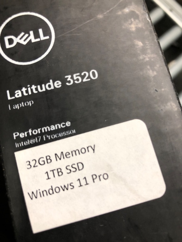 Photo 18 of 2021 Newest Dell Business Laptop Latitude 3520, 15.6" FHD IPS Backlit Display, i7-1165G7, 32GB RAM, 1TB SSD, Webcam, WiFi 6, USB-C, HDMI, Win 10 Pro 32GB RAM | 1TB SSD *BRAND NEW*