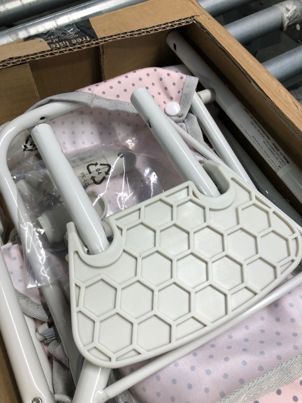 Photo 2 of Olivia's Little World - Polka Dots Princess Baby Doll Jogging Stroller - Pink & Gray

