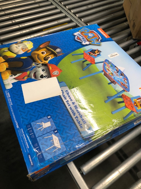 Photo 1 of Delta Children Kids Table and Chair Set With Storage (2 Chairs Included) - Ideal for Arts & Crafts, Snack Time, Homeschooling, Homework & More, Nick Jr. PAW Patrol 3-Piece Set PAW Patrol