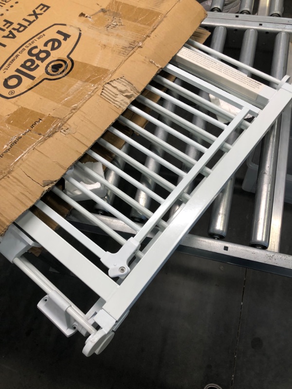 Photo 1 of Regalo 76 Inch Super Wide Configurable Baby Gate, 3-Panel, Includes Wall Mounts and Hardware 76 Inch White