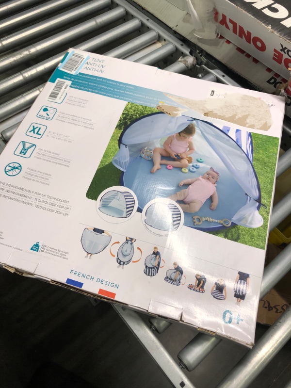 Photo 1 of Babymoov Anti-UV Marine Tent UPF 50+ Sun Protection with Pop Up System for Easy Use & Transport (Summer 2023 Edition), Navy