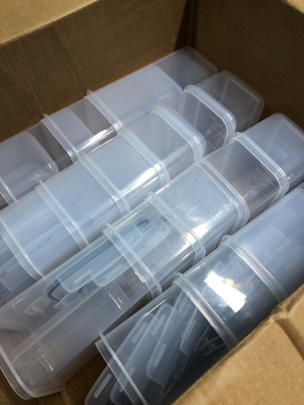 Photo 3 of 30 Pack Airtight Food Storage Containers for Kitchen Pantry Organization and Storage, BPA-Free, PRAKI Plastic Storage Canisters with Lids - Cereal, Flour and Sugar, Include Labels
Spoons not included