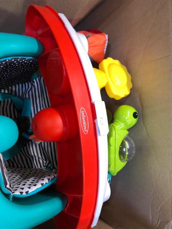 Photo 1 of Infantino 3-in-1 Grow-with-Me Discovery Seat and Booster, Baby Activity Seat, Booster Seat for Dining Table with Removable Tray