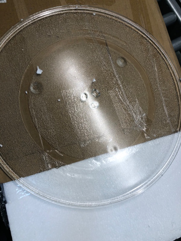 Photo 3 of Microwave Plate Replacement, 16-1/2 Inch Microwave Glass Plate, Universal Microwave Turntable Round Tray Replacement Compatible with GE and Samsung Microwave