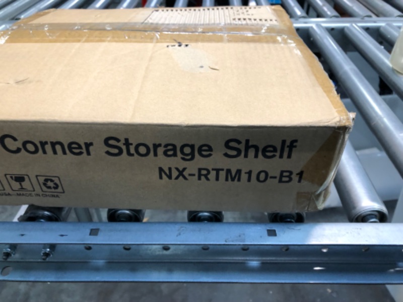 Photo 1 of Cabinet Corner Shelves 2-Tier Kitchen Counter Corner Shelf Small Wood Countertop Organizer Shelves Spice Rack and Storage Racks for Bathroom Office and Living Room