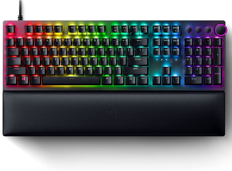 Photo 1 of Razer Huntsman V2 Optical Gaming Keyboard: Fastest Linear Optical Switches Gen-2 w/Sound Dampeners & 8000Hz Polling Rate - Doubleshot PBT Keycaps -...
