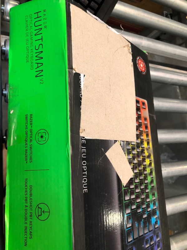 Photo 2 of Razer Huntsman V2 Optical Gaming Keyboard: Fastest Linear Optical Switches Gen-2 w/Sound Dampeners & 8000Hz Polling Rate - Doubleshot PBT Keycaps -...
