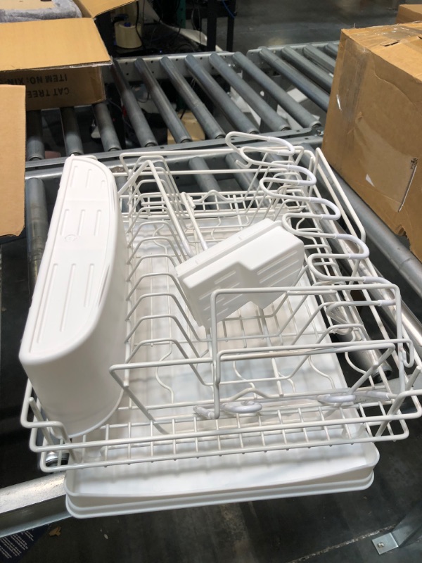 Photo 2 of all white dish rack 