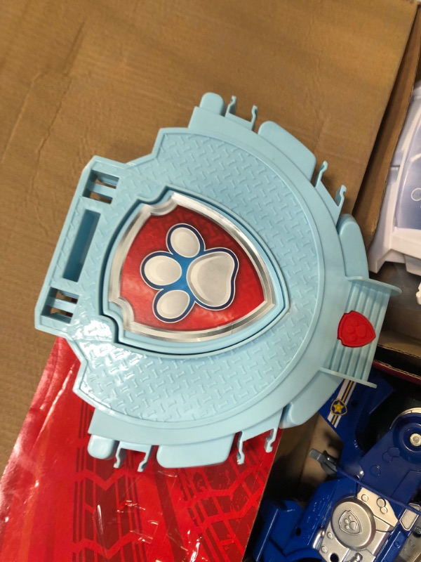 Photo 4 of Paw Patrol, Moto Pups Moto HQ Playset Toy with Sounds and Exclusive Chase Figure and Motorcycle Vehicle