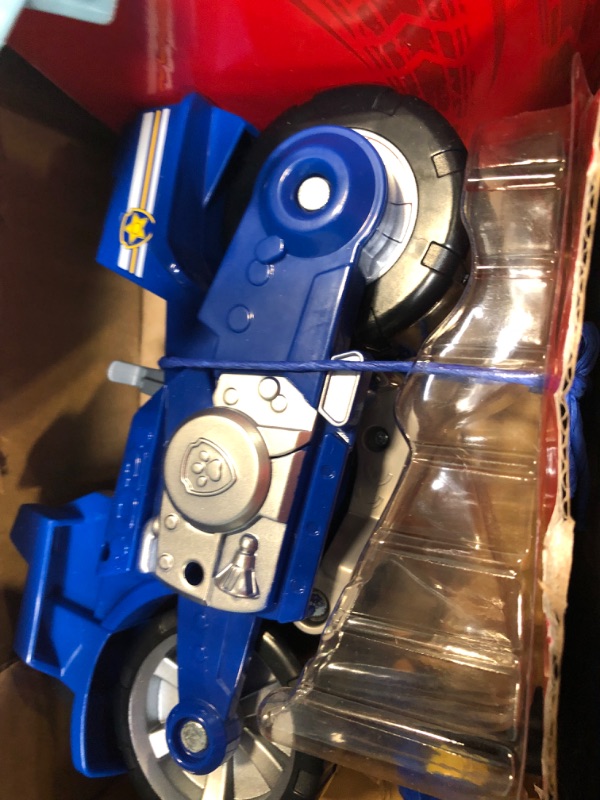 Photo 3 of Paw Patrol, Moto Pups Moto HQ Playset Toy with Sounds and Exclusive Chase Figure and Motorcycle Vehicle