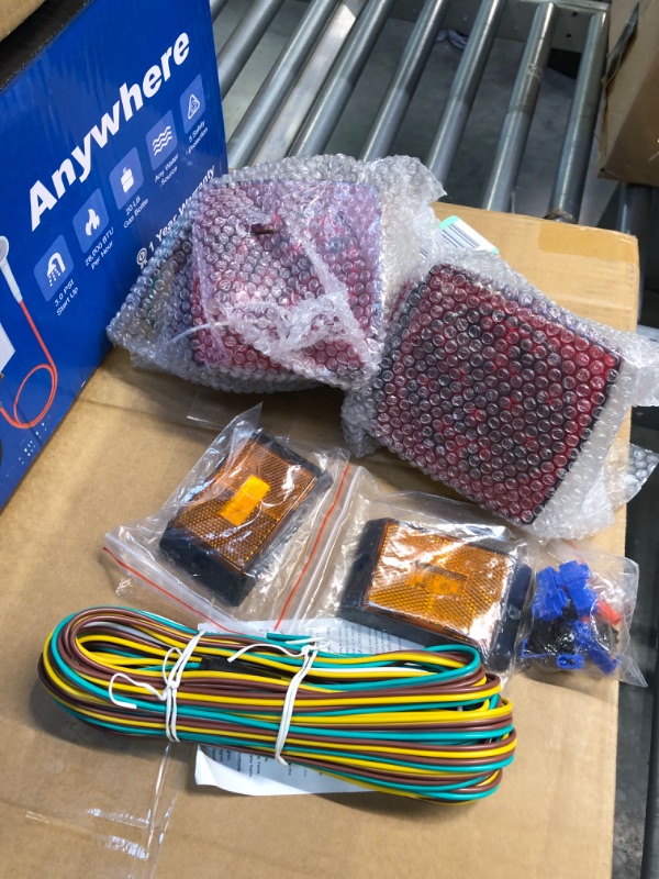 Photo 1 of WoneNice LED Submersible Trailer Tail Light Kit, Combined Stop, Taillights, Turn Function, DOT Compliance, IP67 Waterproof and Fully-Submersible