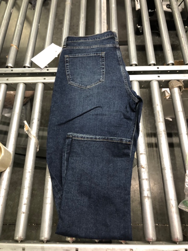 Photo 1 of Amazon Essentials Men's Athletic-Fit Stretch Jean 36W x 32L Dark Wash