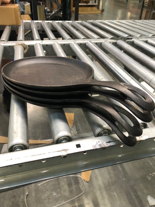 Photo 5 of Cast Iron Oval Serving Griddle 4pc 