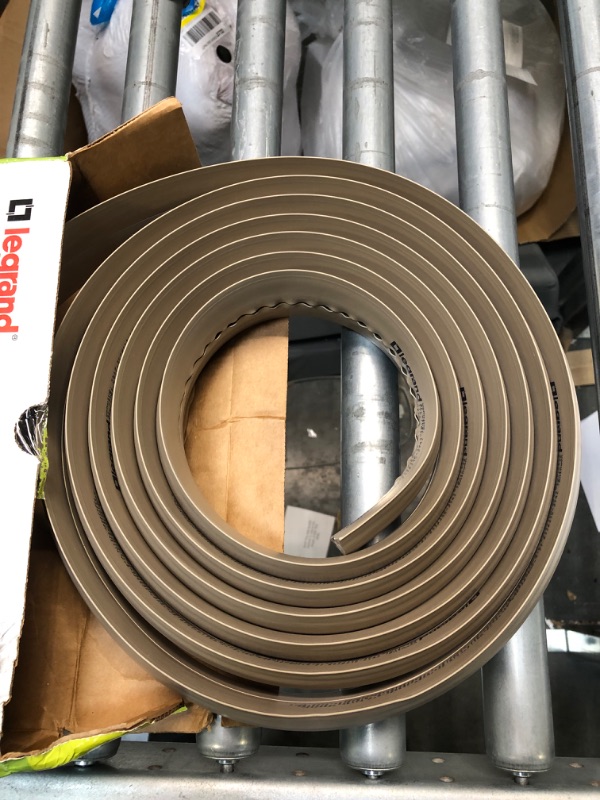 Photo 3 of C2G/Cables to Go 16330 Wiremold Corduct Overfloor Cord Protector, Brown (15 Feet)