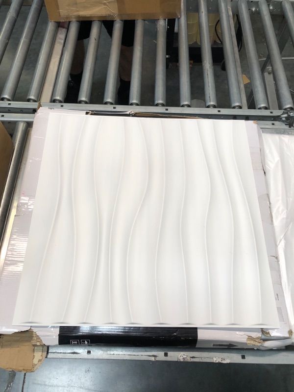 Photo 3 of Art3d Wall Panel White Wave Board 