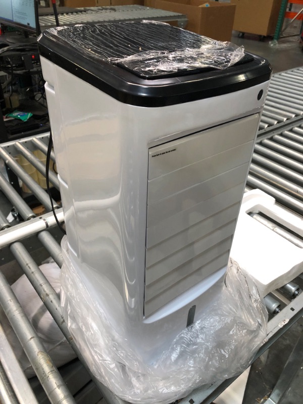 Photo 1 of TEMEIKE Portable Air Conditioner, 3-IN-1 Evaporative Air Cooler Windowless, 4 Modes & 3 Speeds Personal Swamp Cooler w/Humidifier, Remote & 12H Timer, Evaporative Cooler for Room Home(TF01-Black)