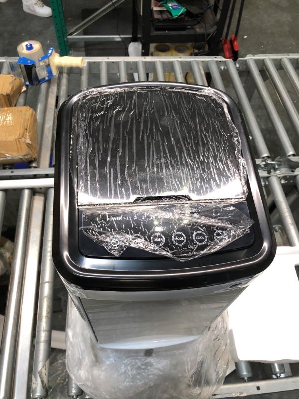 Photo 1 of TEMEIKE Portable Air Conditioner, 3-IN-1 Evaporative Air Cooler Windowless, 4 Modes & 3 Speeds Personal Swamp Cooler w/Humidifier, Remote & 12H Timer, Evaporative Cooler for Room Home(TF01-Black)