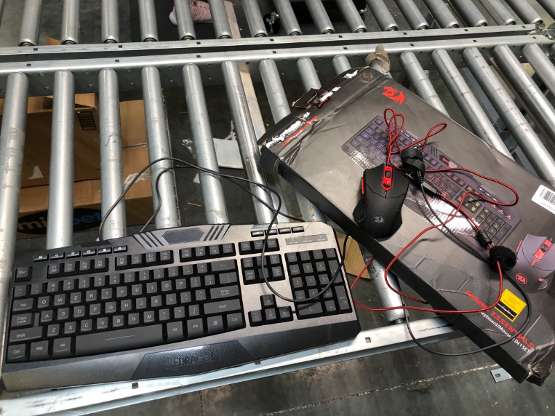 Photo 1 of Redragon S101 Gaming Keyboard, M601 Mouse, RGB Backlit Gaming Keyboard, Programmable Backlit Gaming Mouse, Value Combo Set [New Version] Black