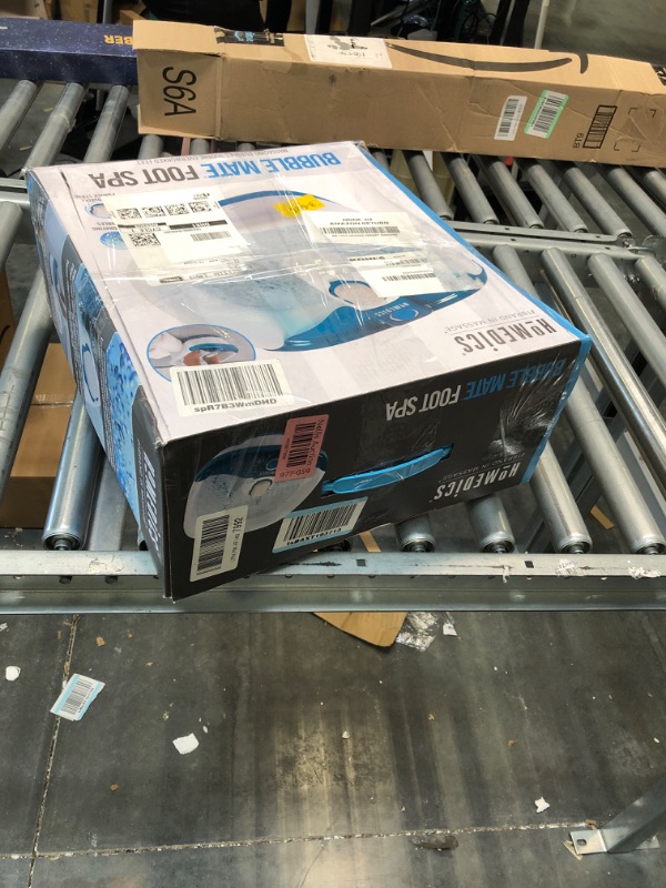 Photo 1 of HoMedics Bubble Mate Foot Spa, Toe Touch Controlled Foot Bath with Invigorating Bubbles and Splash Proof, Raised Massage nodes and Removable Pumice Stone