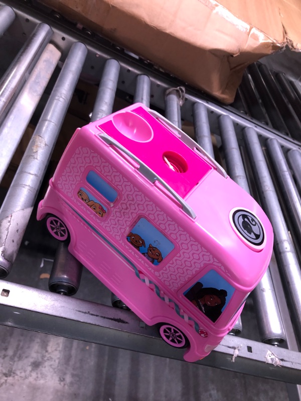 Photo 3 of Barbie Dream Camper Bubble Machine | Vehicle Toy with Lights and Sounds for Kids | Bubble Solution Included - Sunny Days Entertainment