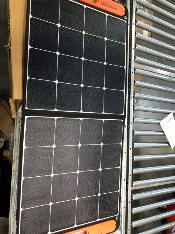 Photo 2 of Jackery SolarSaga 100W Portable Solar Panel for Explorer 240/300/500/1000/1500 Power Station, Foldable US Solar Cell Solar Charger with USB Outputs for Phones?Renewed??