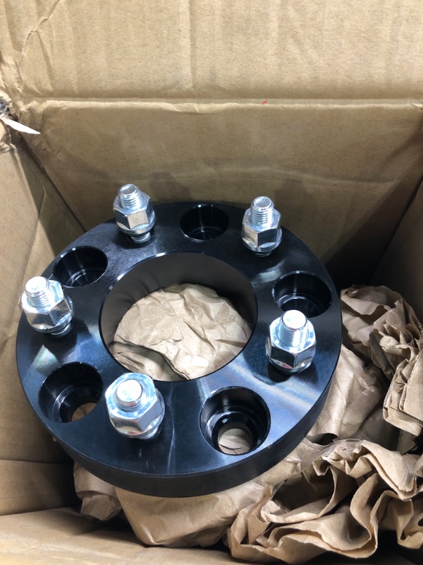 Photo 2 of 5x5 to 5x4.75 Wheel Spacer 1.25" (32mm) 5 Lug Hub Bore 78.3mm with M12X1.5 Studs for Grand Caravan Journey Pacifica Town & Country Roadmaster Impala Caprice, 4PCS 5x127 to 5x120.7mm Wheel Adapters