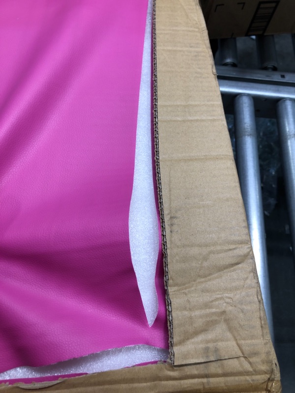 Photo 1 of BalanceFrom 2" Thick Tri-Fold Folding Exercise Mat with Carrying Handles for MMA, Gymnastics and Home Gym Protective Flooring Pink2