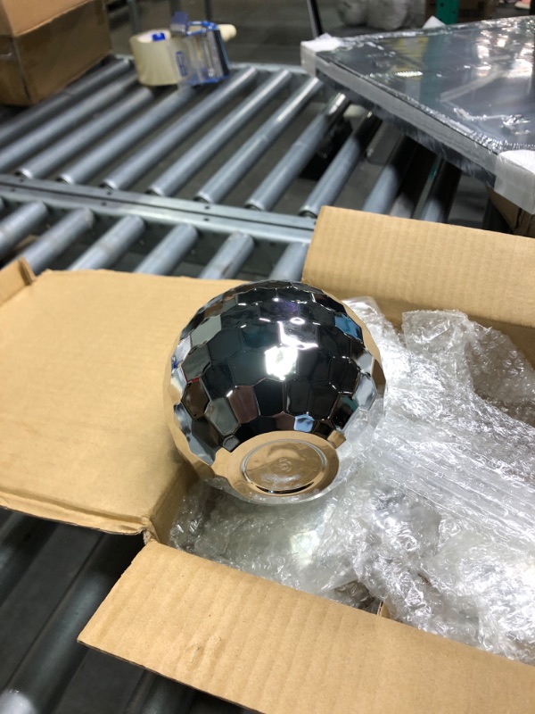 Photo 1 of Andaz Press 1970s Disco Ball 19 oz Drink Tumbler with Straw, Silver, 4-Pack, for Metallic Shiny Foil Colored Graduation Anniversary New Years Eve Party Sipper Cups Tableware 4-Pack Silver Tumbler
