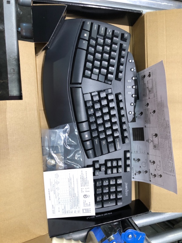 Photo 2 of Wireless Ergonomic Keyboard with Gel Wrist Rest Bundle