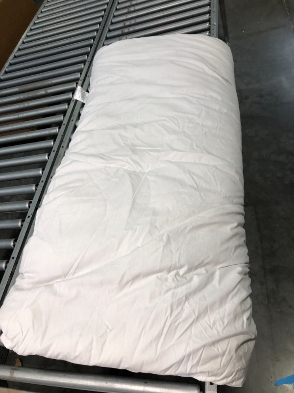 Photo 1 of Bedsure 90in by 90in Comforter - White