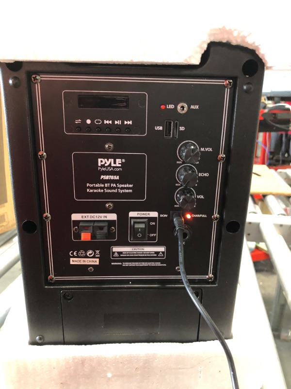 Photo 1 of Pyle PSBT65A Compact & Portable Bluetooth PA Speaker