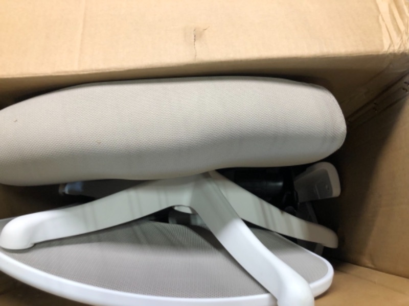 Photo 1 of Monhey Office Chair - Ergonomic Office Chair with Lumbar Support & Flip-up Arms Home Office Desk Chairs Height Adjustable High Back Rockable Computer Chair Swivel 360° Warm Taupe Mesh Study Chair Warm Taupe Modern