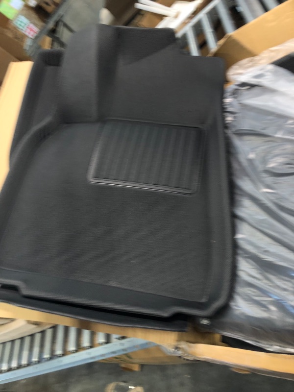 Photo 1 of Tesla Model Y Floor Mats Tesla Model Y All Weather Floor Mats 2023 2022 2021 2020 Tesla Model Y Accessories Anti-Slip Waterproof Floor Liners Cargo Rear Trunk Mat Interior Accessories