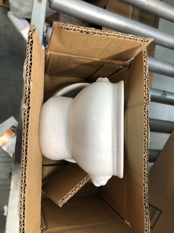 Photo 2 of Cinf Lion Head Porcelain Soup Bowls 16 oz Set of 2 Microwave Safe Soup and Fruit Home Kitchen 16 oz 2 pack