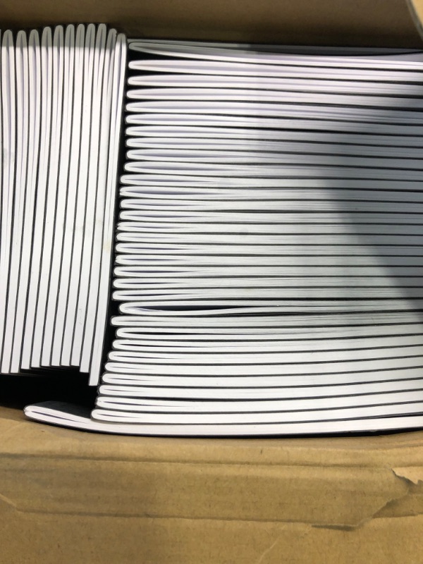 Photo 1 of 72 Pack Kraft Paper Notebook Journals 5.5 Inch x 8.3 Inch A5 Notebook in Bulk Softcover Ruled Notebooks for Kids Student Writing Sketch Travel Journal with 60 Pages 30 Sheets (Black, Line) Line Black