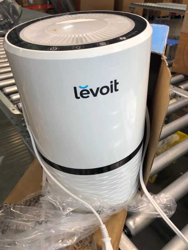 Photo 1 of LEVOIT Air Purifier for Home, H13 True HEPA Filter, 1 pack, White & LV-H132-RF Air Purifier Replacement, 3-in-1 Nylon Pre, True HEPA, High-Efficiency Activated Carbon Filter, Set, 1 Pack