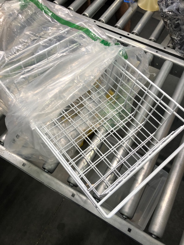 Photo 1 of 2 Pack Chest Freezer Storage Baskets Stackable Wire Freezer Organizer Bins Rack with Handles for Kitchen, Pantry, Office, Bathroom, Laundry Room- Freezer Basket Fits Most ( 8 x 16.5 x 6 inch)