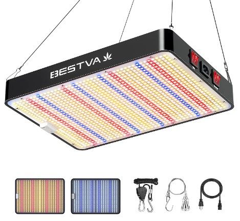 Photo 1 of BESTVA LED grow light 1000W 2000W 4000W Full Spectrum Phytolamp for indoor plants grow tent hydroponics greenhouse seeds flower
