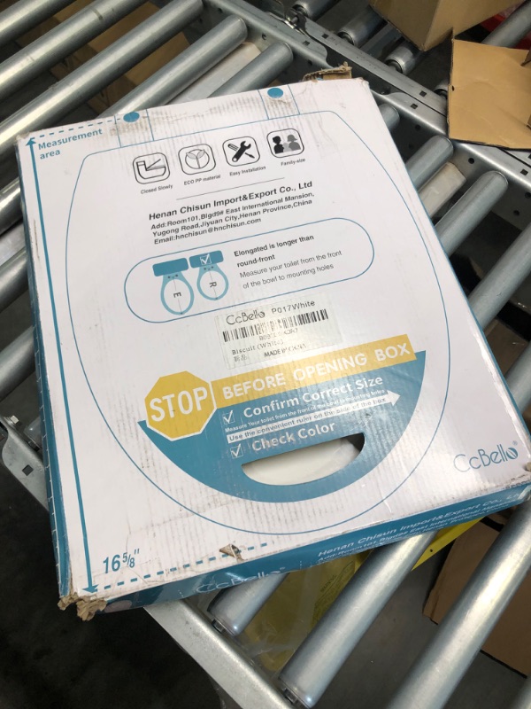 Photo 1 of CCBELLA Toilet Seat with Toddler Seat Built in, Potty Training Toilet Seat for Kids, Magnetic Kids Toilet Seat, Slow Close, Thicken Plastic Easy to Clean, Removable and Never Loosen, White(16.5”ROUND) White Round